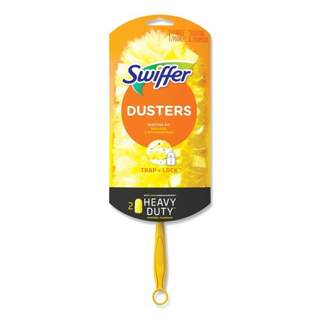 SWIFFER Heavy Duty Dusters Starter Kit, 6 Handle with Two Disposable Dusters PGC08109